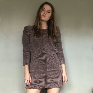 Diamond lurex Charlotte Russe Dress